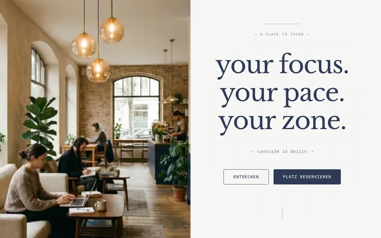 yourzone — Study Café · Light